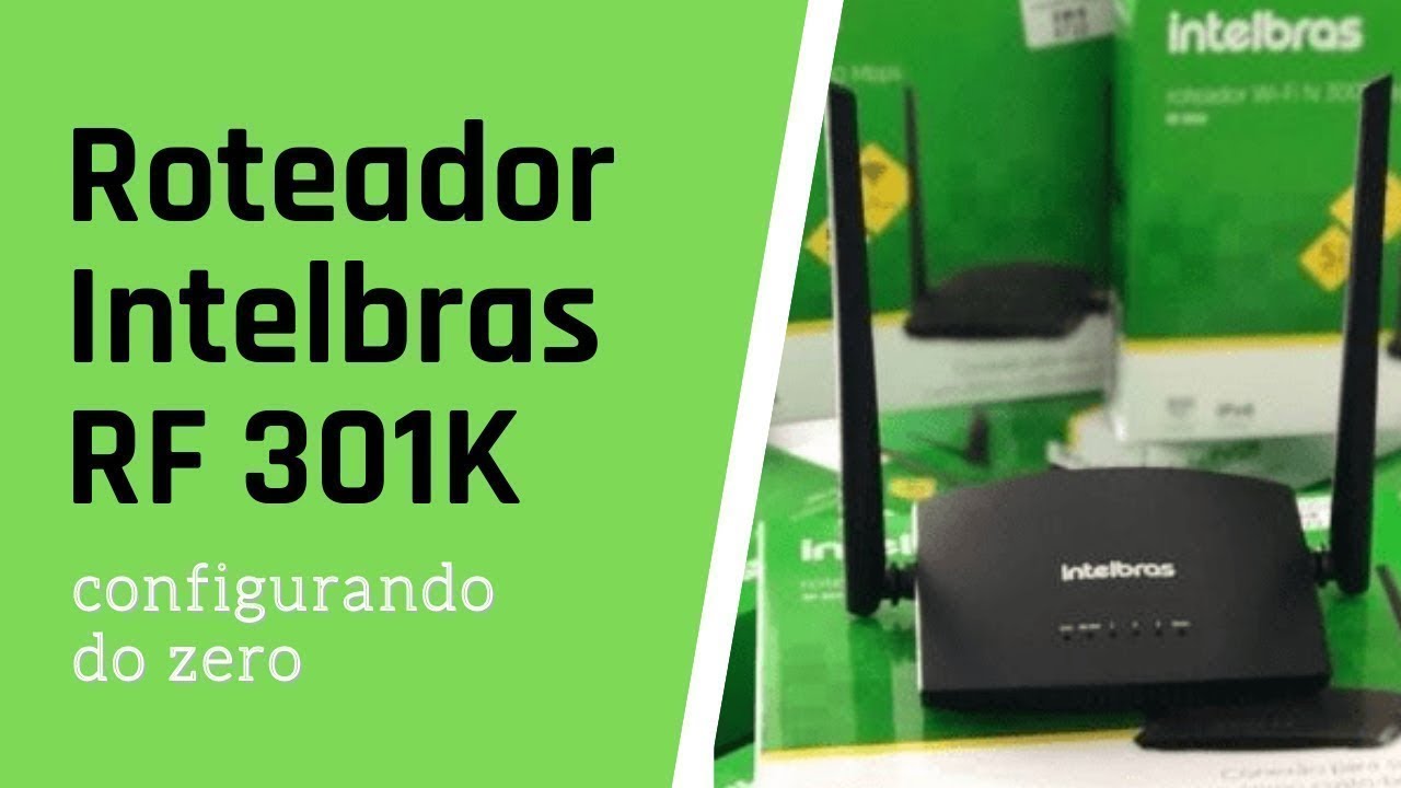 roteador intelbras rf 301k