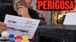 tinta falsificada para impressora